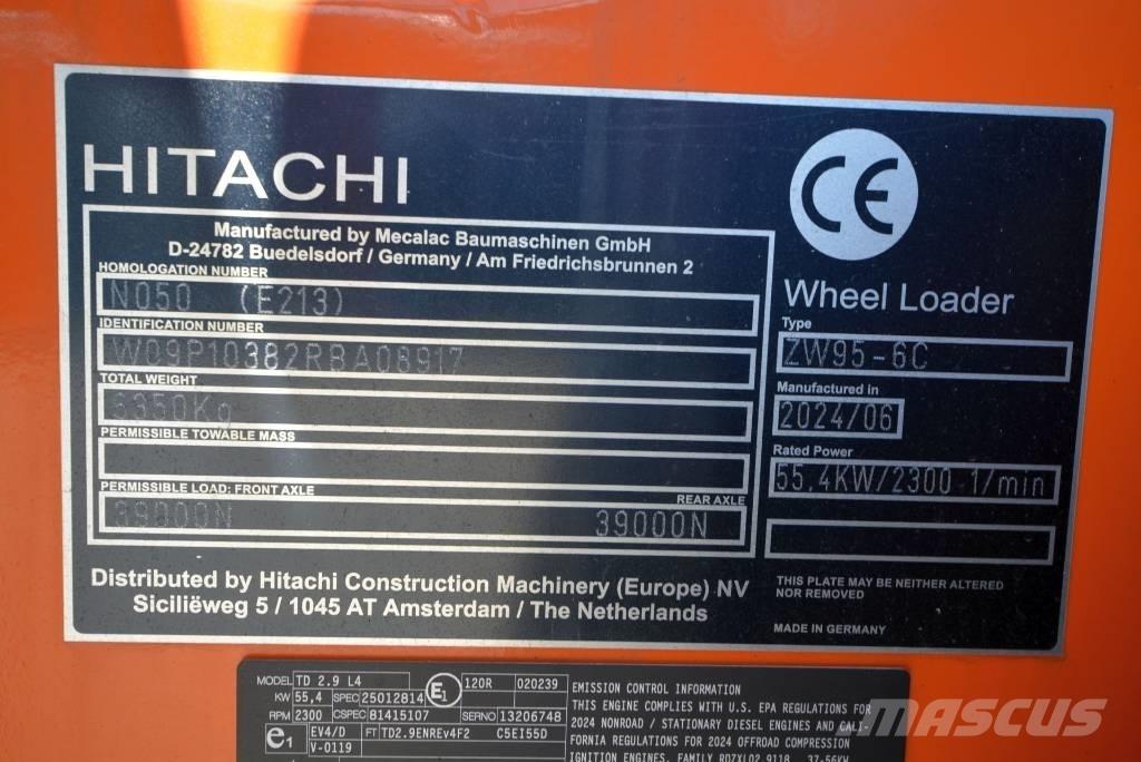 Hitachi ZW 95-6 C Фронтальні навантажувачі