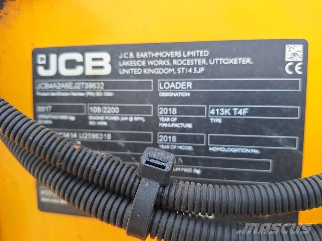 JCB 413 K Фронтальні навантажувачі