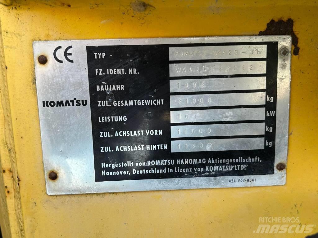 Komatsu WA 420 Фронтальні навантажувачі