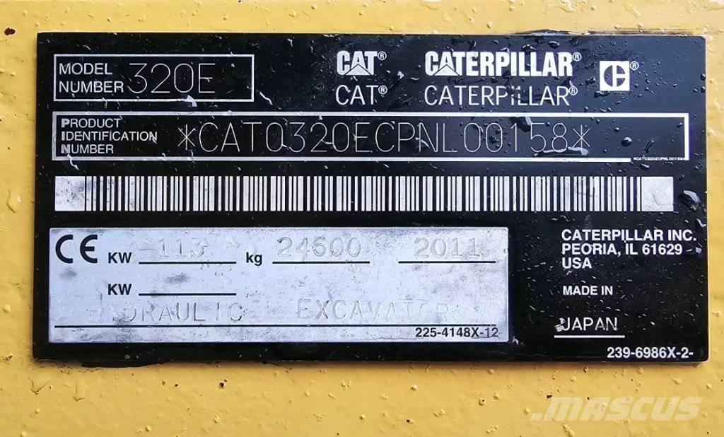 CAT 320 EL RR Гусеничні екскаватори