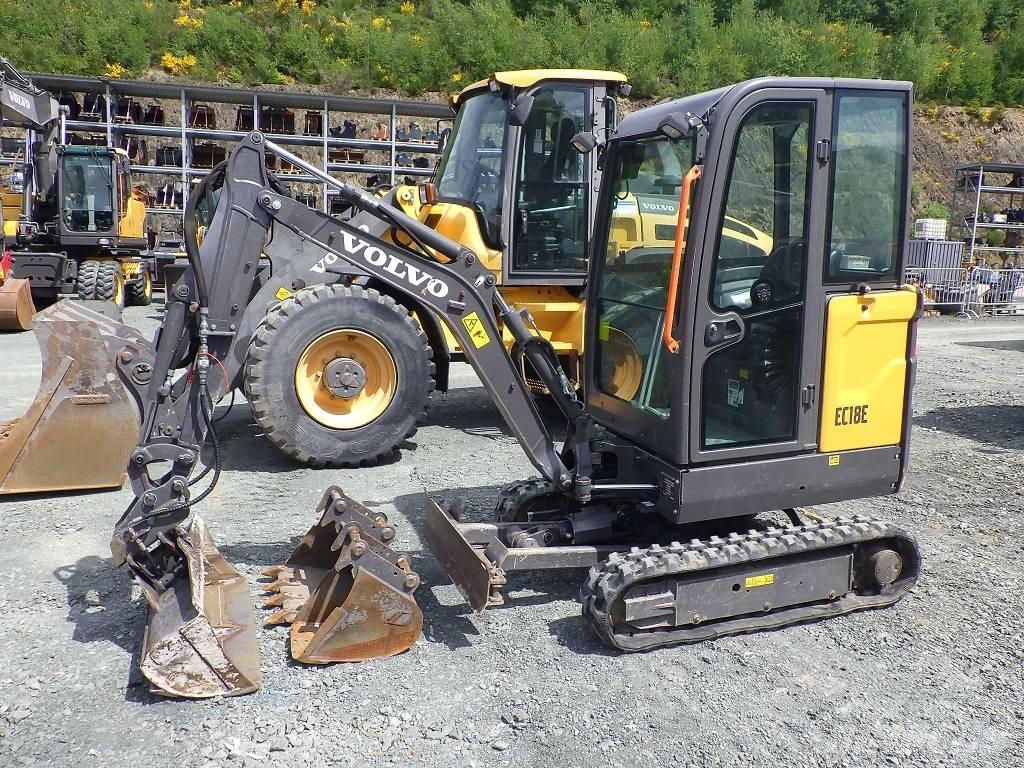 Volvo EC 18 E Міні-екскаватори < 7т