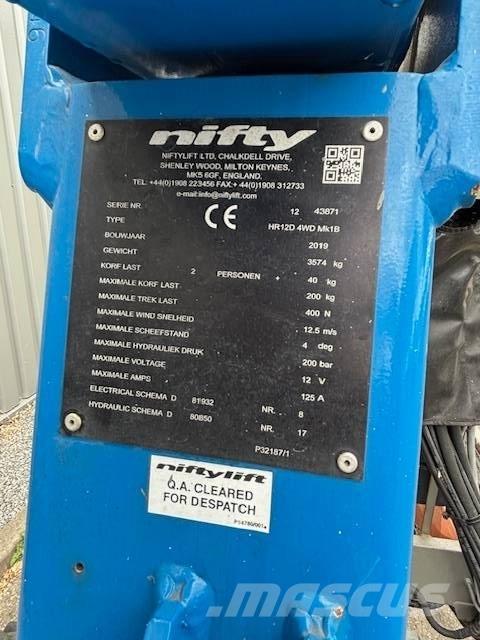 Niftylift HR12 D Колінчаті підйомники
