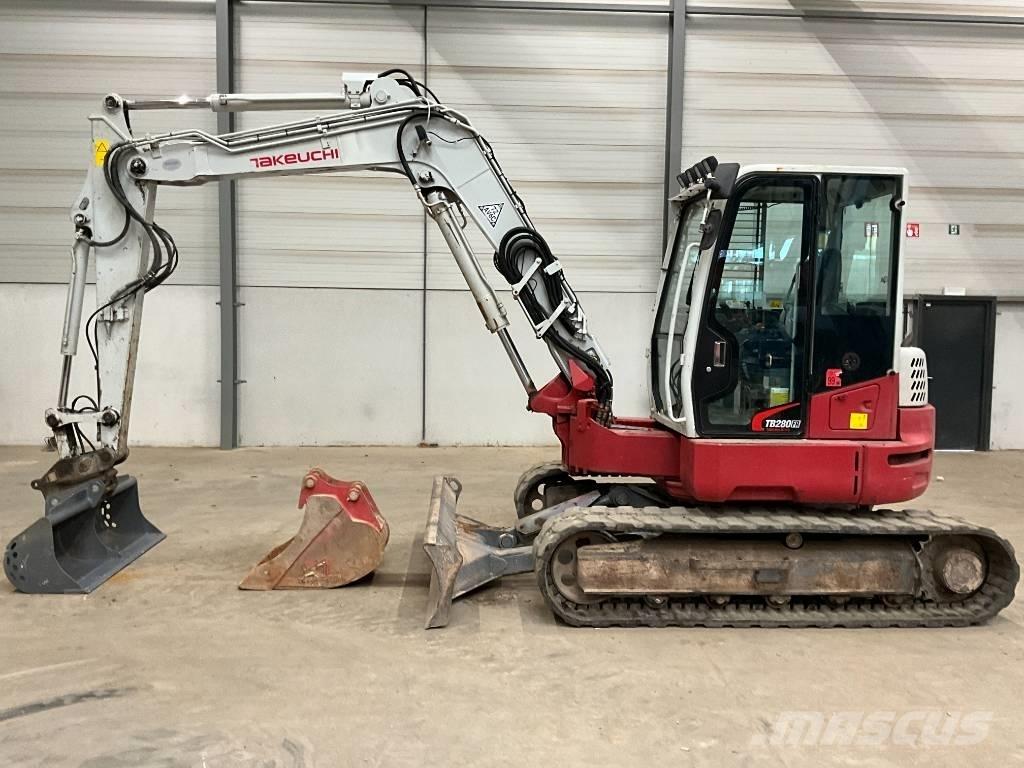 Takeuchi TB 280 FR Середні екскаватори 7т. - 12т.
