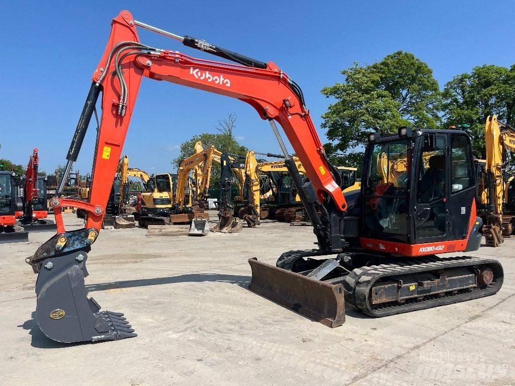 Kubota KX 080-4 Середні екскаватори 7т. - 12т.