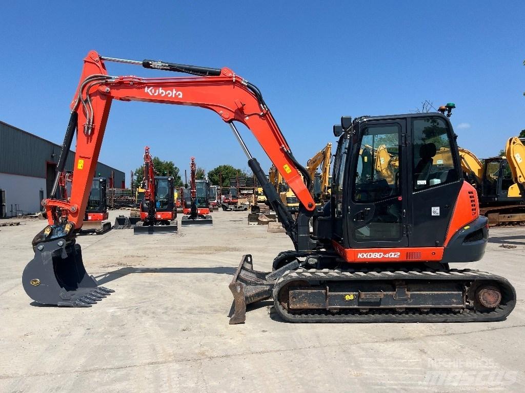 Kubota KX 080-4 Середні екскаватори 7т. - 12т.