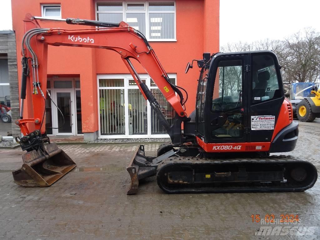 Kubota KX 080-4 Середні екскаватори 7т. - 12т.