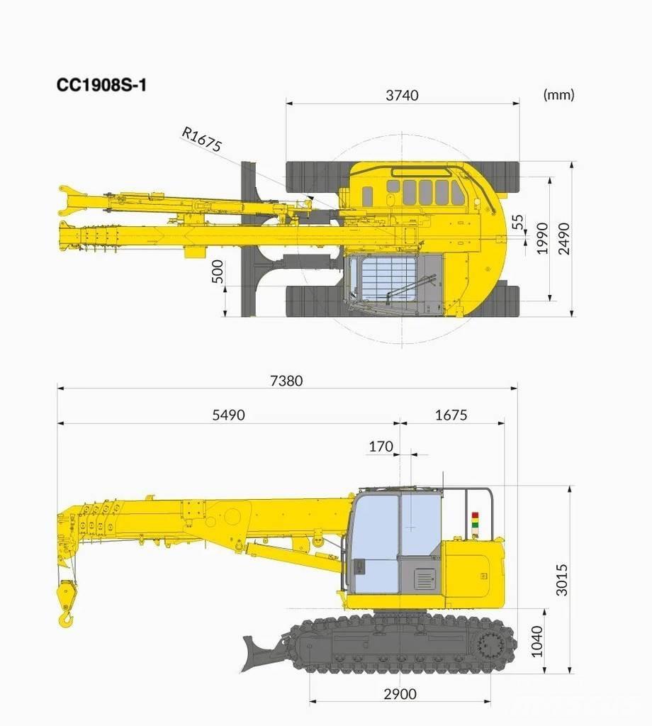 Maeda CC1908 Гусеничні крани