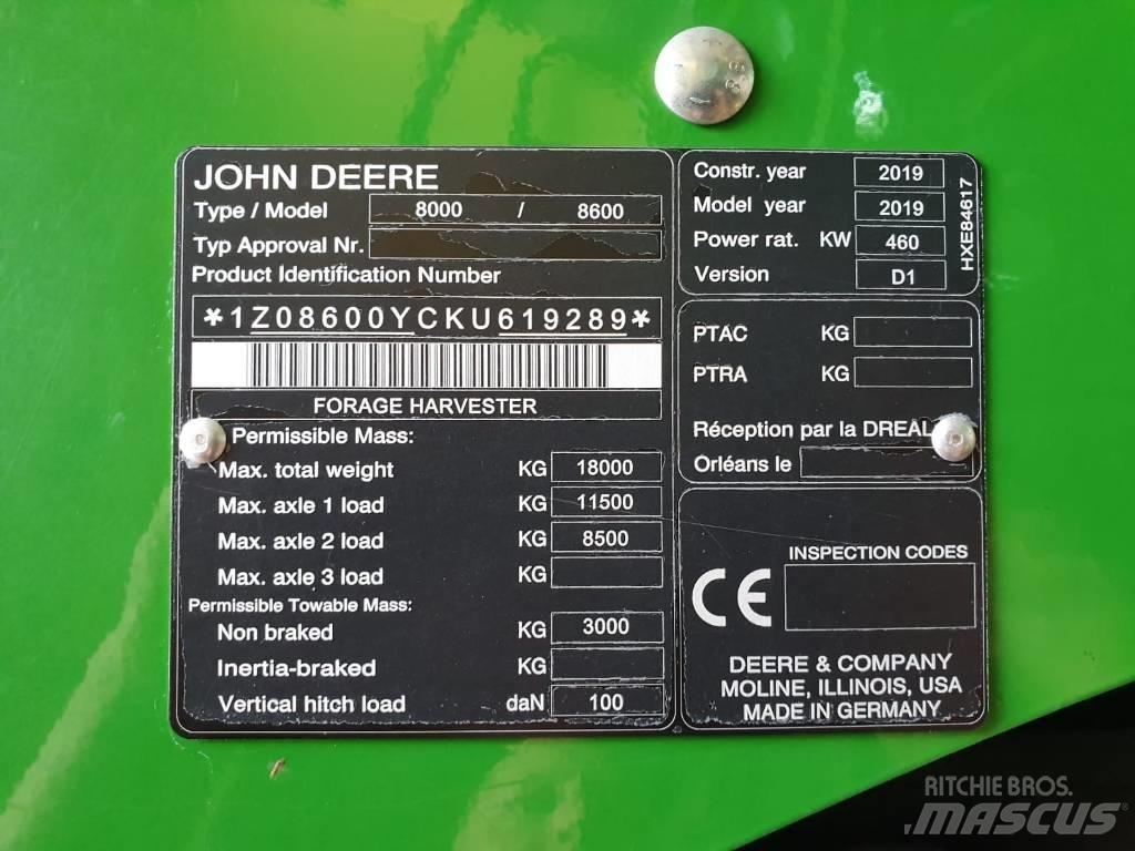 John Deere 8600I Фуражні комбайни