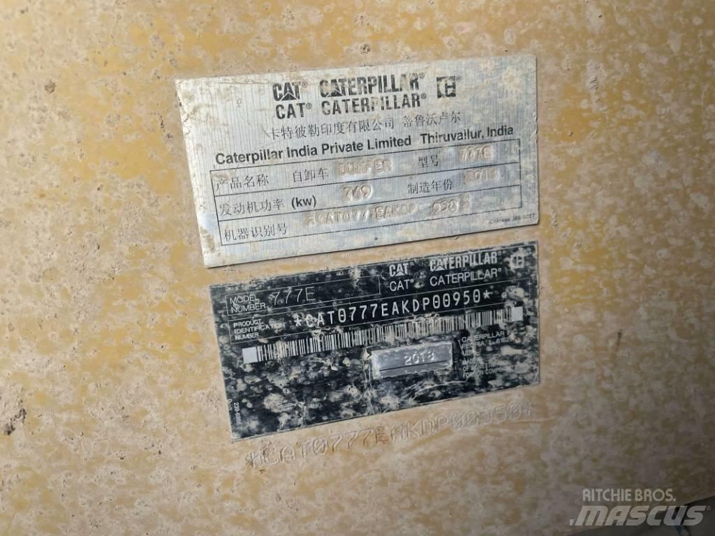 CAT 777e Самосвальні причепи
