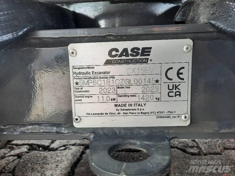 CASE CX 15 EV Міні-екскаватори < 7т