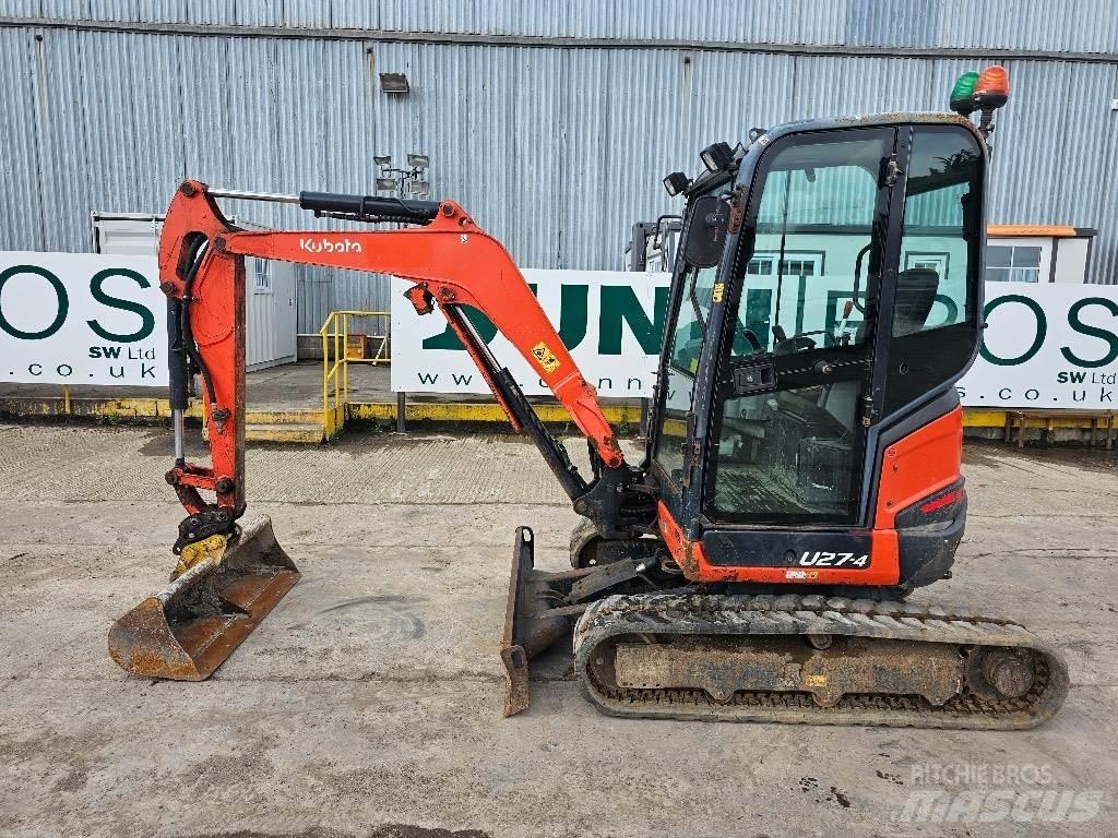 Kubota U 27-4 Міні-екскаватори < 7т