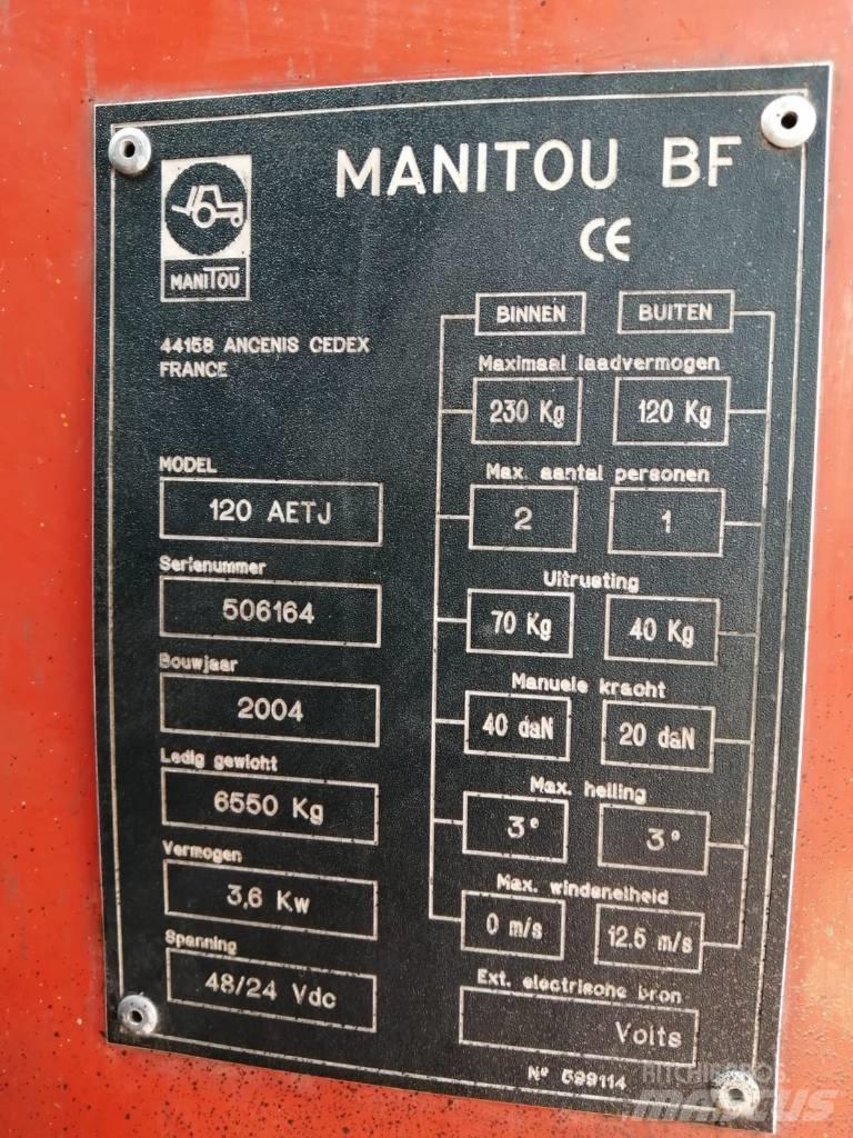 Manitou 120 AETJ3D Колінчаті підйомники