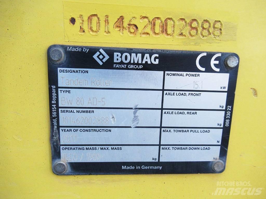 Bomag BW 80 AD-5 Котки тротуарні