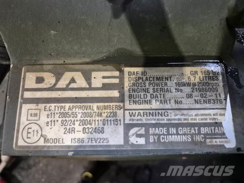 DAF GR165U2 Двигуни