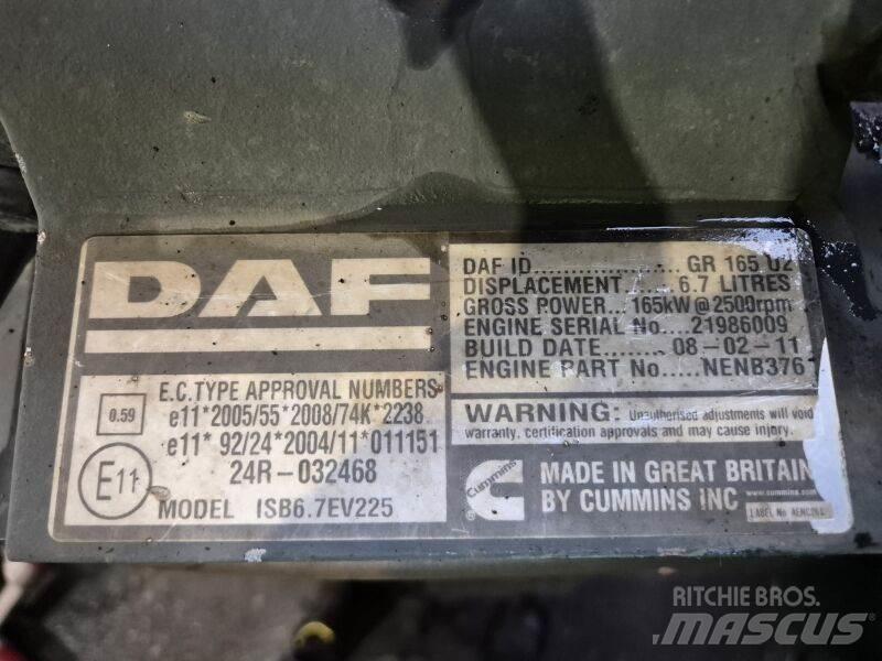 DAF GR165U2 Двигуни