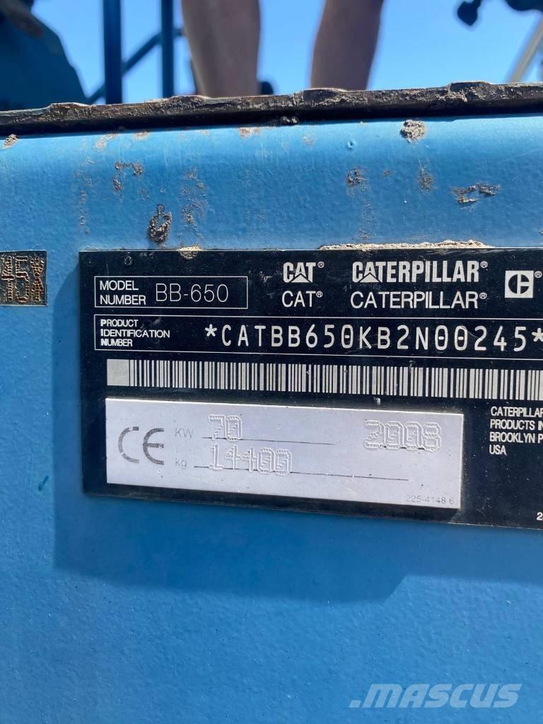 CAT BB 650 Асфальтовкладачі