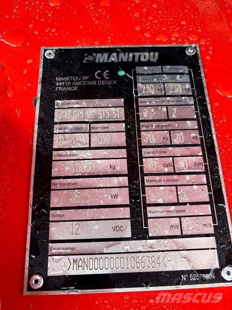 Manitou 200 ATJ RC Колінчаті підйомники