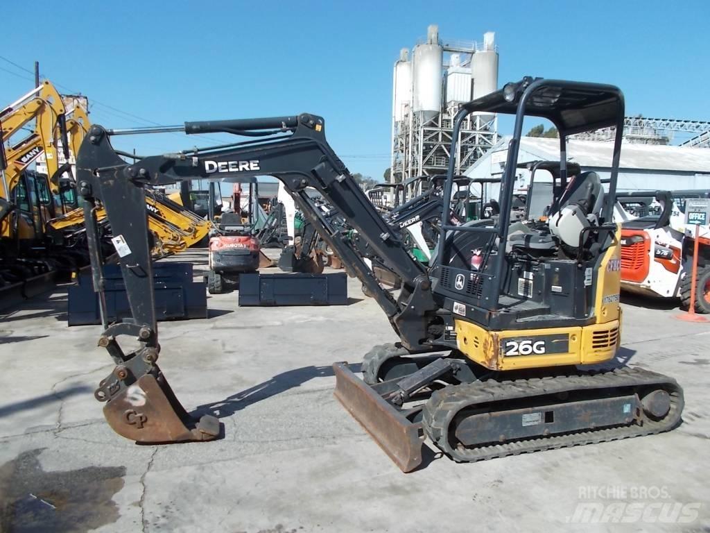 John Deere 26G Міні-екскаватори < 7т