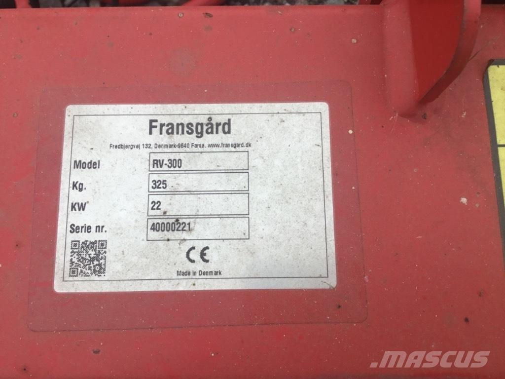 Fransgård RV 300 Граблі і сінозворушувачі