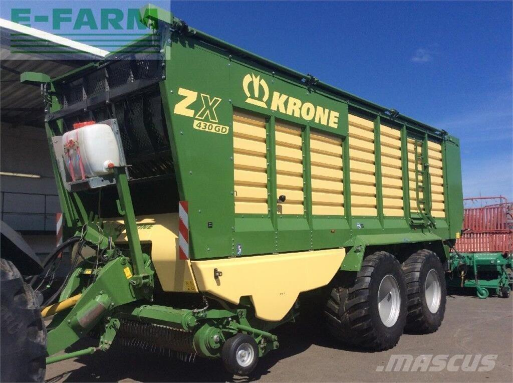 Krone zx 430 gd Причепи перевантажувачі зерна