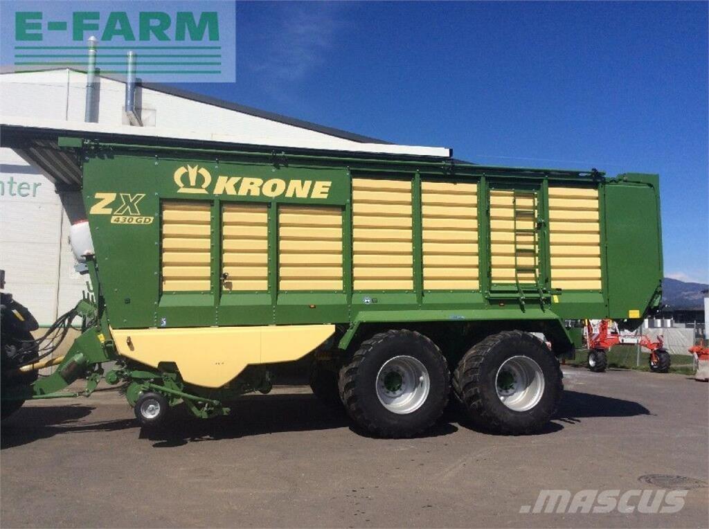 Krone zx 430 gd Причепи перевантажувачі зерна