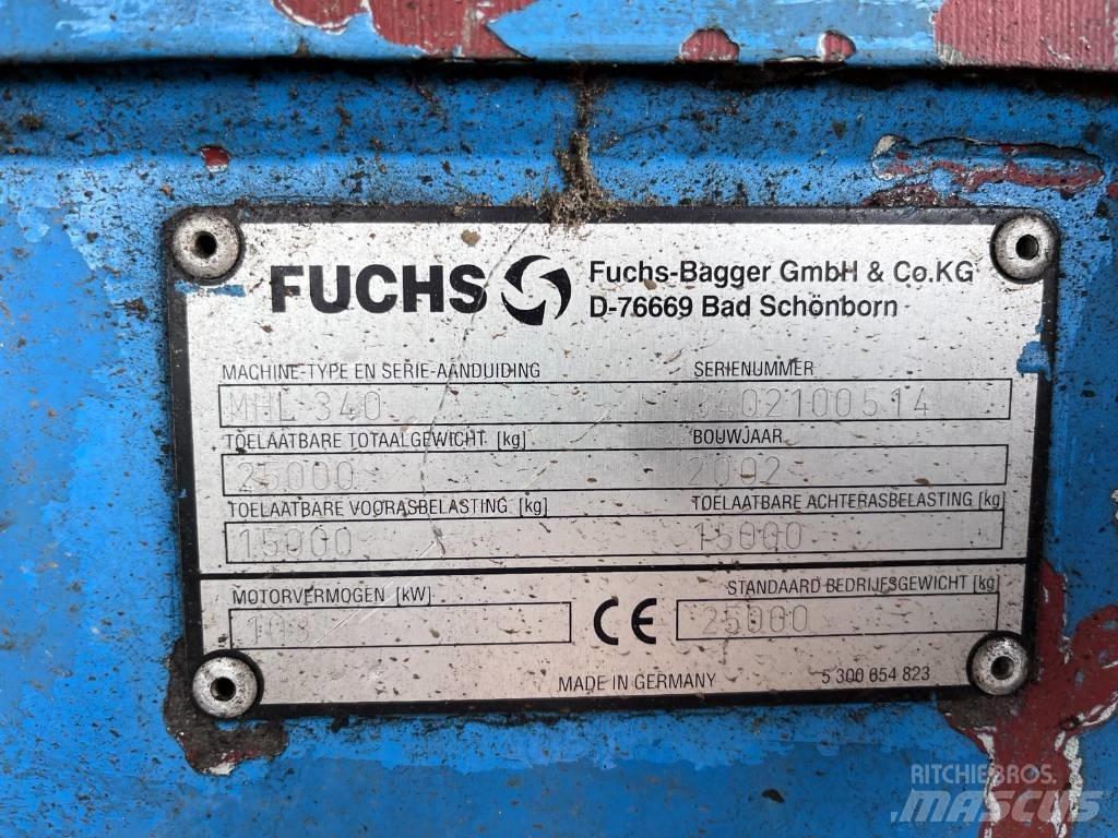 Fuchs MHL 340 Перевантажувачі металобрухту/промислові навантажувачі