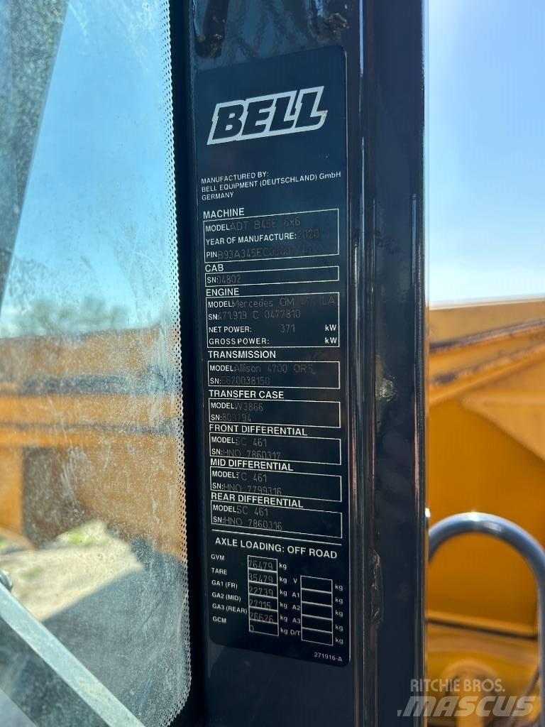 Bell B45E Зчленовані самоскиди