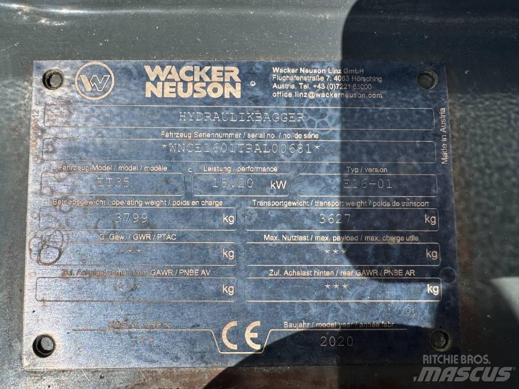 Wacker Neuson ET35 Гусеничні екскаватори