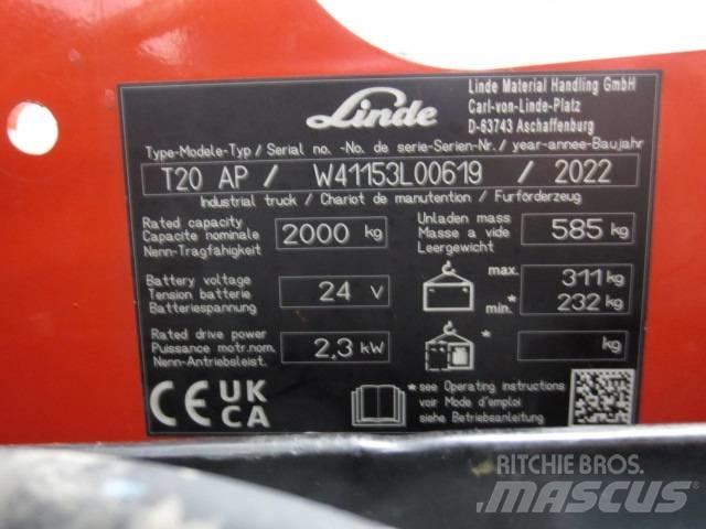 Linde T20AP Візки для перевезення піддонів