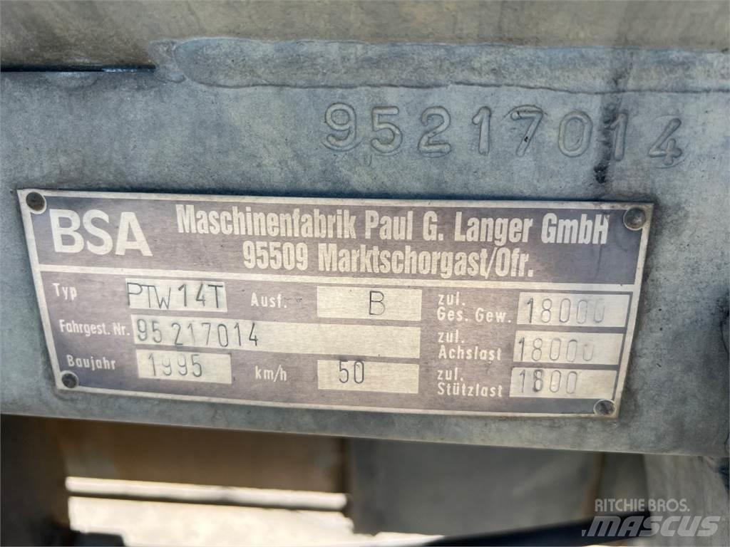 BSA PTW 14 T Цистерни для перевезення суспензій