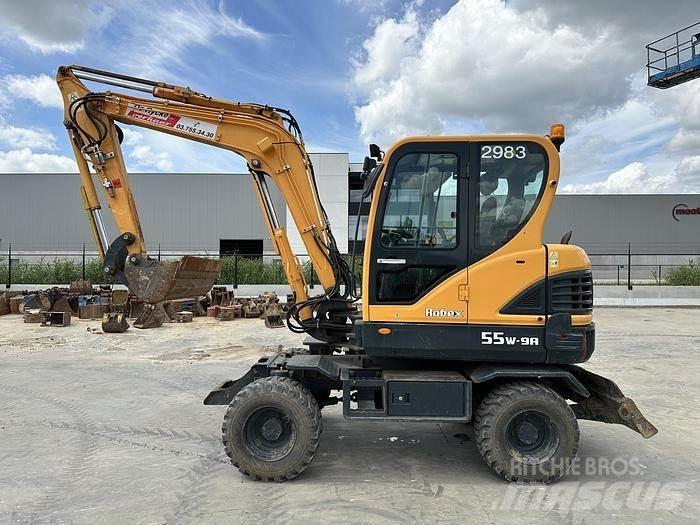 Hyundai R55W-9A Колісні екскаватори