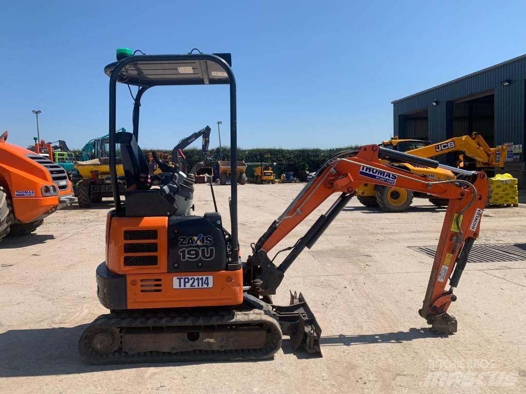 Hitachi ZX 19 U-5 Міні-екскаватори < 7т