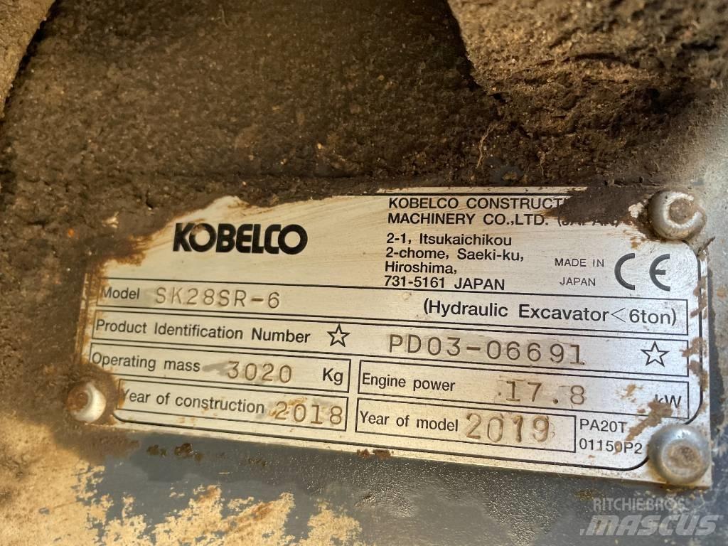 Kobelco SK 28 Міні-екскаватори < 7т