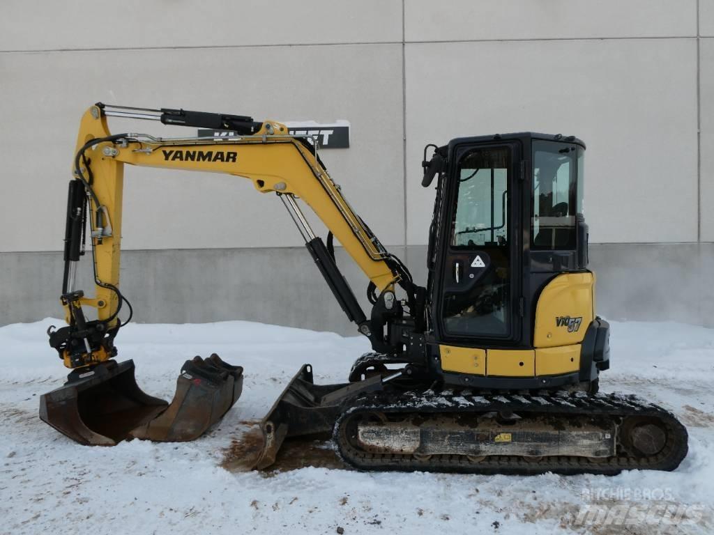 Yanmar Vio 57-6A Міні-екскаватори < 7т