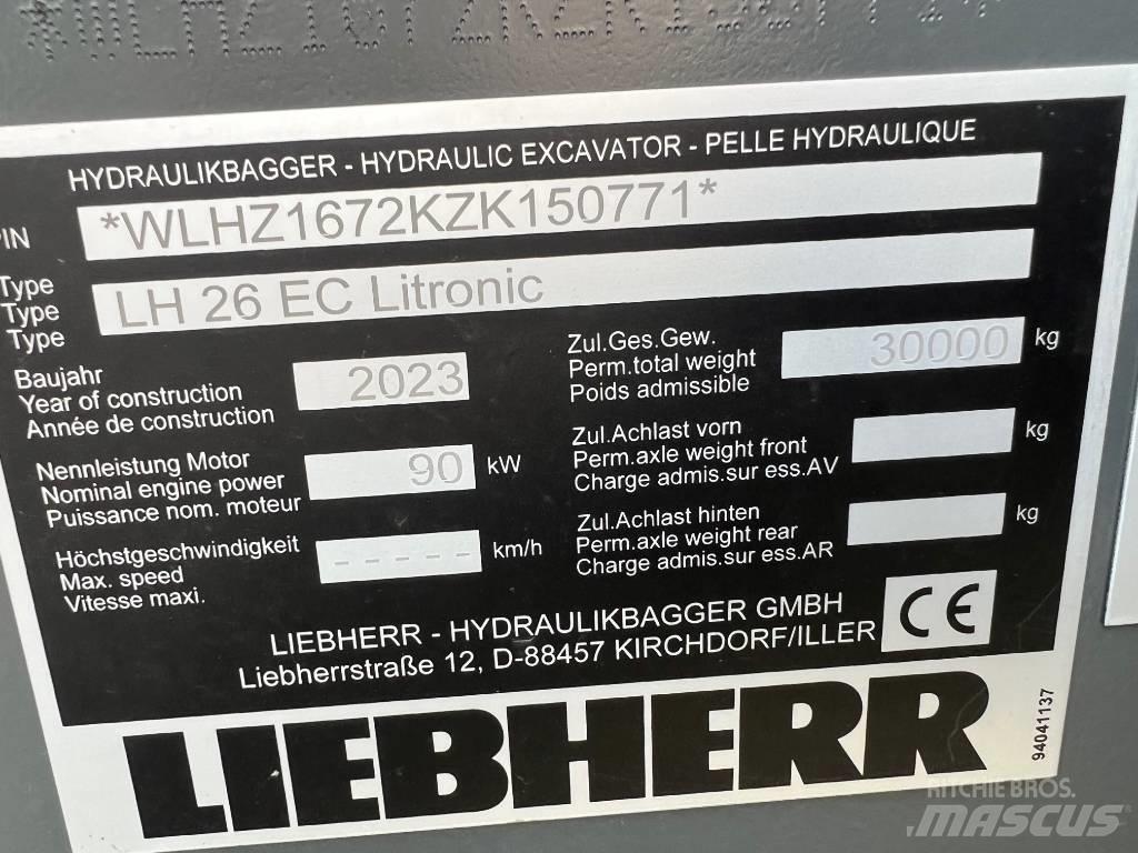 Liebherr LH26 EC Гусеничні екскаватори