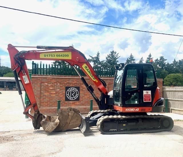 Kubota KX 080-4 Середні екскаватори 7т. - 12т.