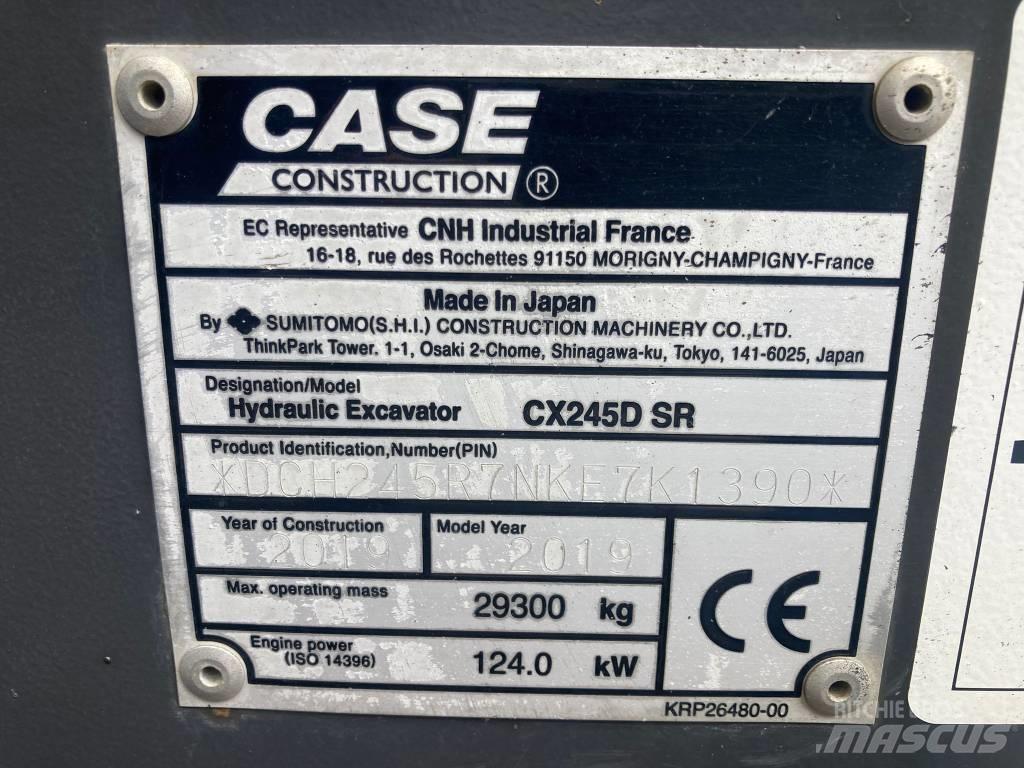 CASE CX 245 D SR LC Гусеничні екскаватори