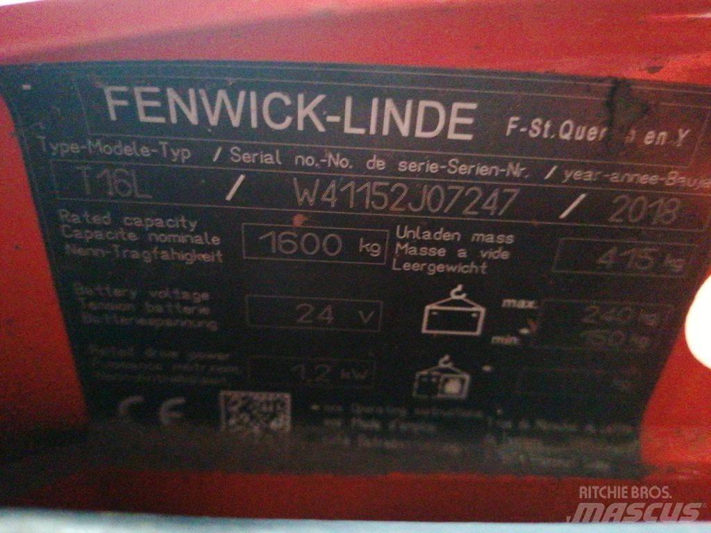 Linde T16L Штабелери