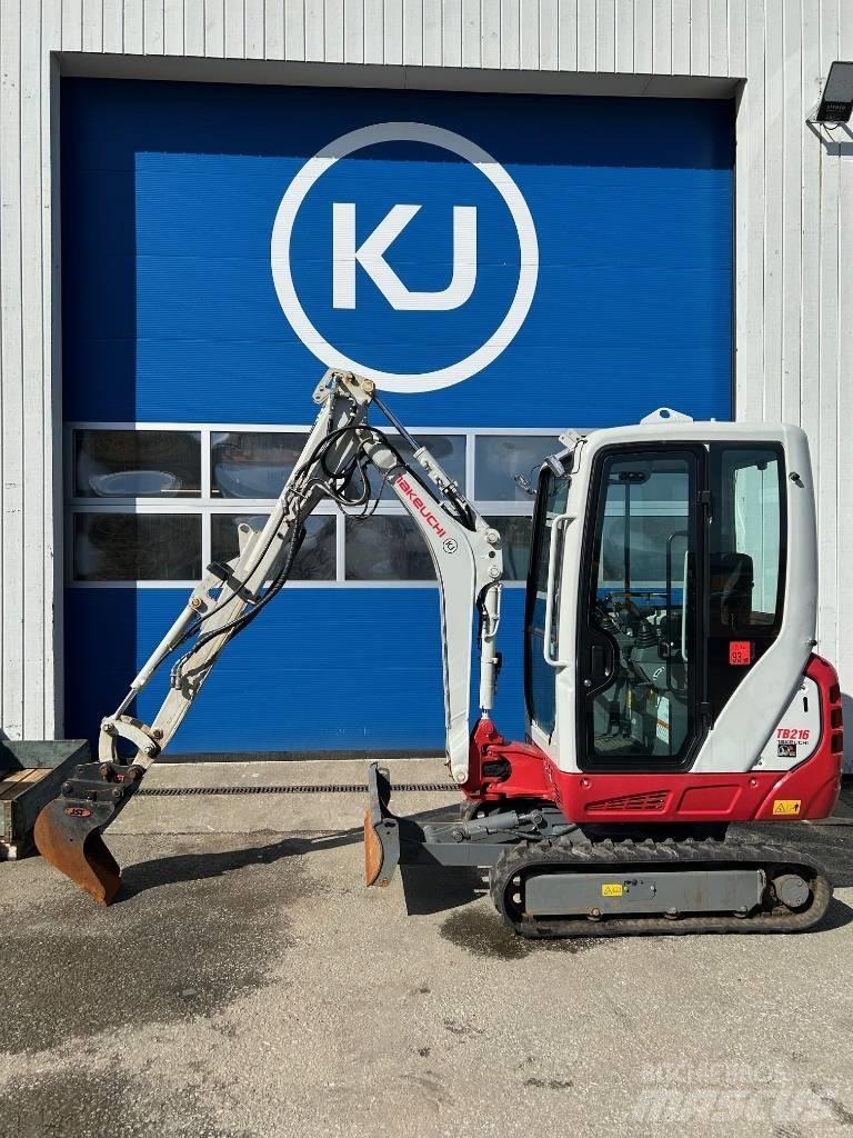 Takeuchi TB 216 Міні-екскаватори < 7т