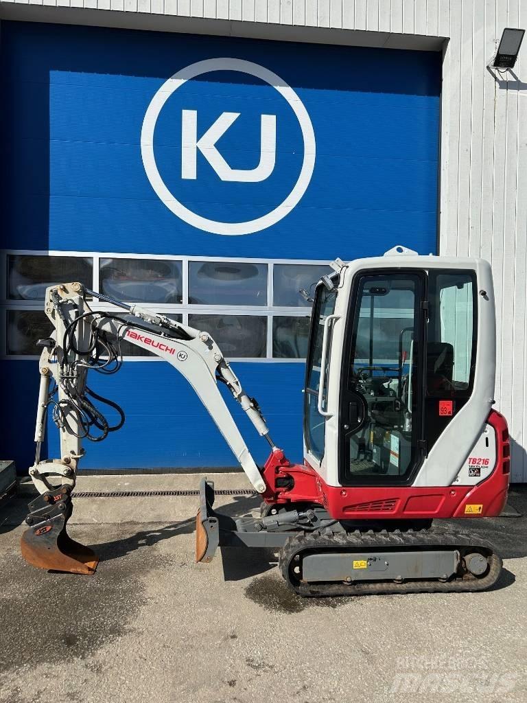 Takeuchi TB 216 Міні-екскаватори < 7т