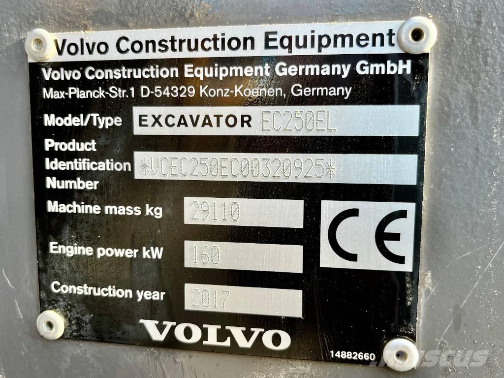 Volvo EC 250 E Гусеничні екскаватори
