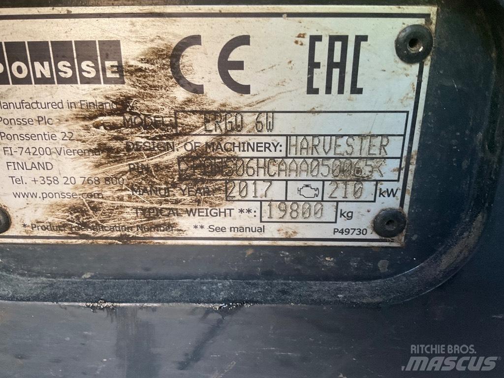 Ponsse ERGO 6W Харвестери