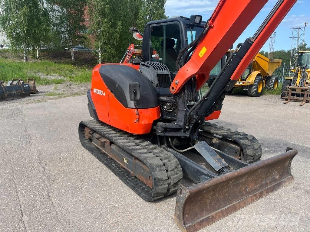 Kubota KX 080 Середні екскаватори 7т. - 12т.