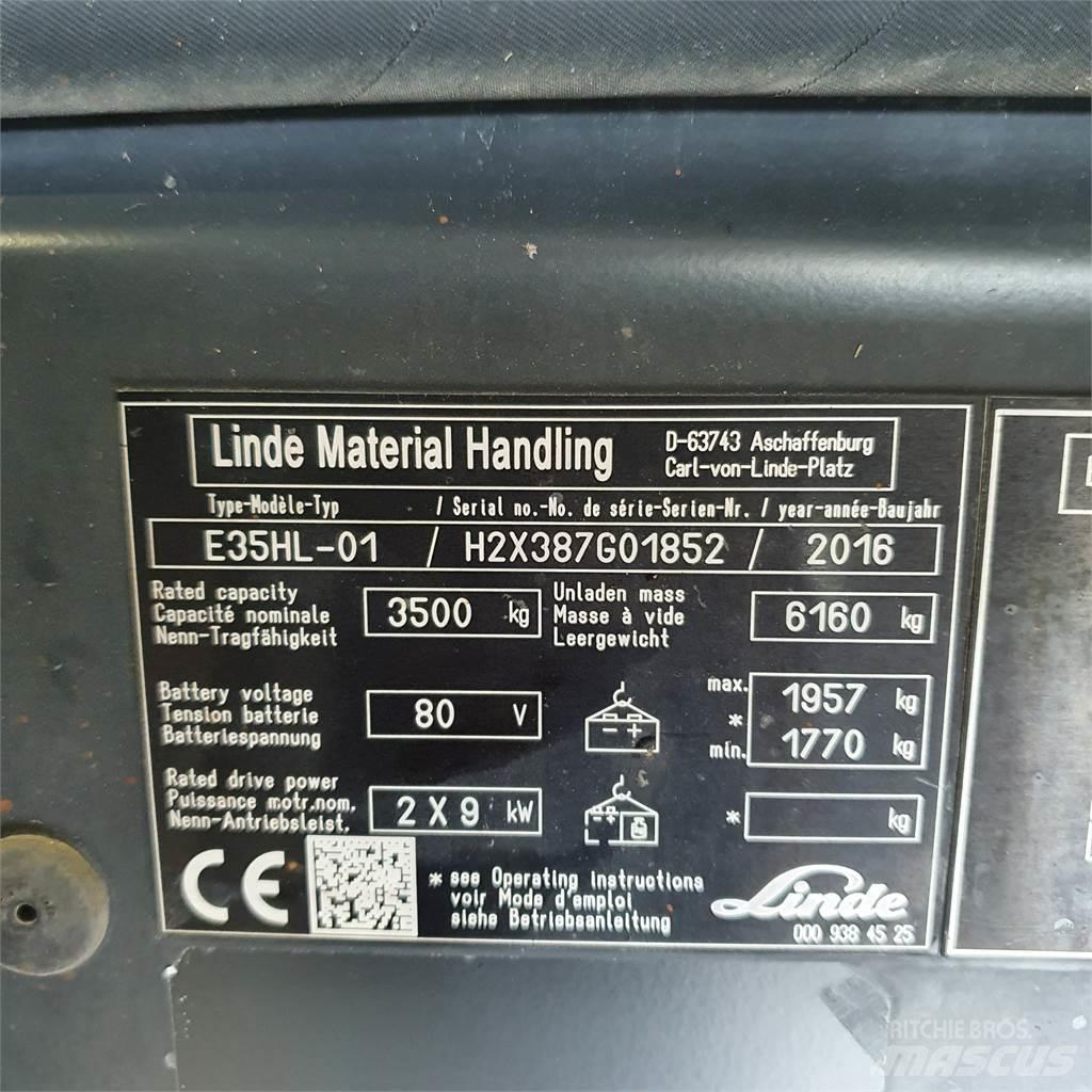 Linde E35HL Електронавантажувачі