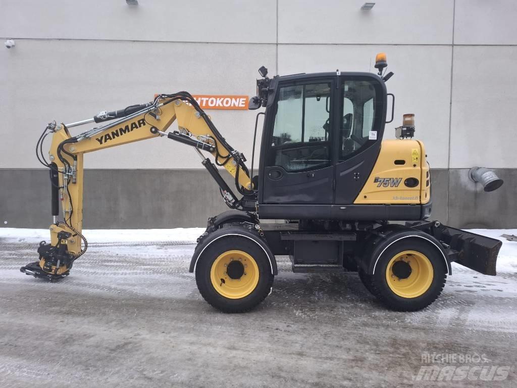 Yanmar B 75 W Колісні екскаватори
