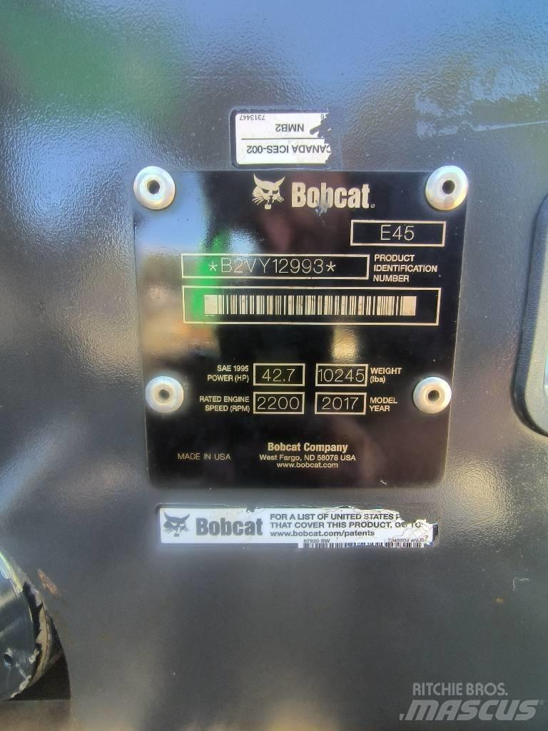 Bobcat E 45 Міні-екскаватори < 7т