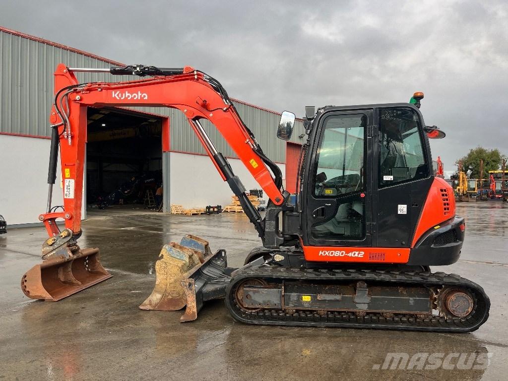 Kubota KX 080-4 Середні екскаватори 7т. - 12т.