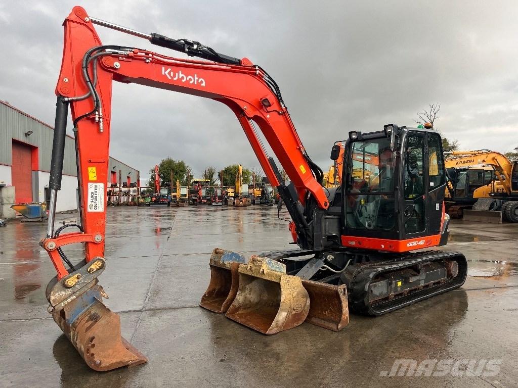 Kubota KX 080-4 Середні екскаватори 7т. - 12т.