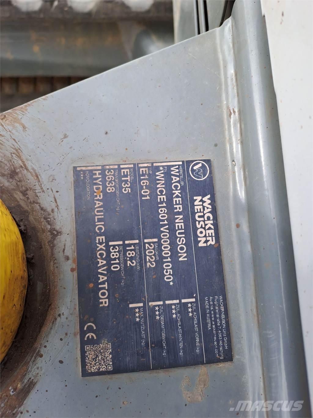 Wacker Neuson ET35 Гусеничні екскаватори