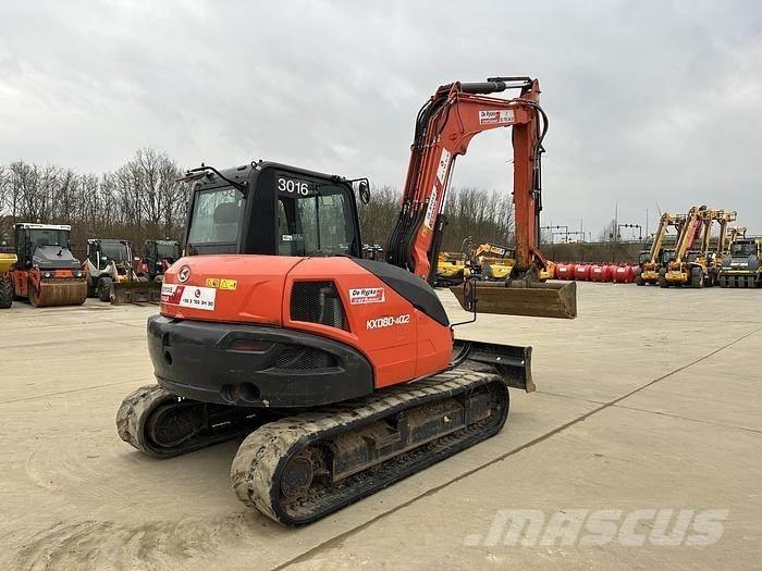Kubota KX080-4A2 Середні екскаватори 7т. - 12т.